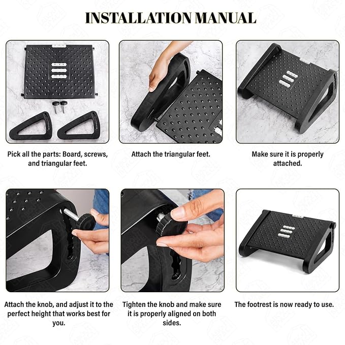 SoleRest™ Adjustable Foot Rest