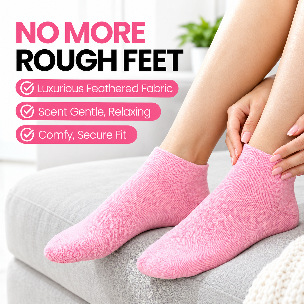 HeelBloom™ Silicon Gel Socks